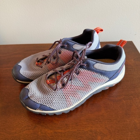Merrell Shoes - Merrell Rapidbow Hiking Water Shoes Blue and Orange Size 10